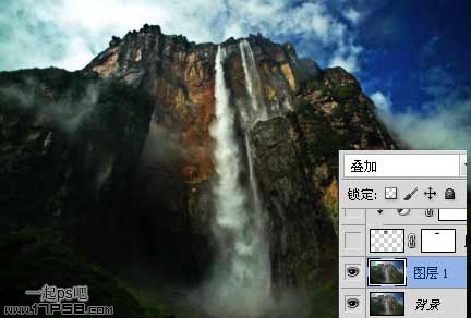 photoshop教程:制作火焰熔岩山体照片