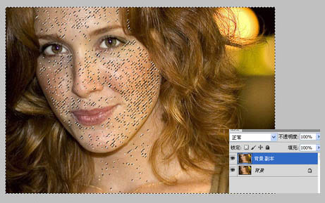 photoshop教程:去除人物脸部斑点